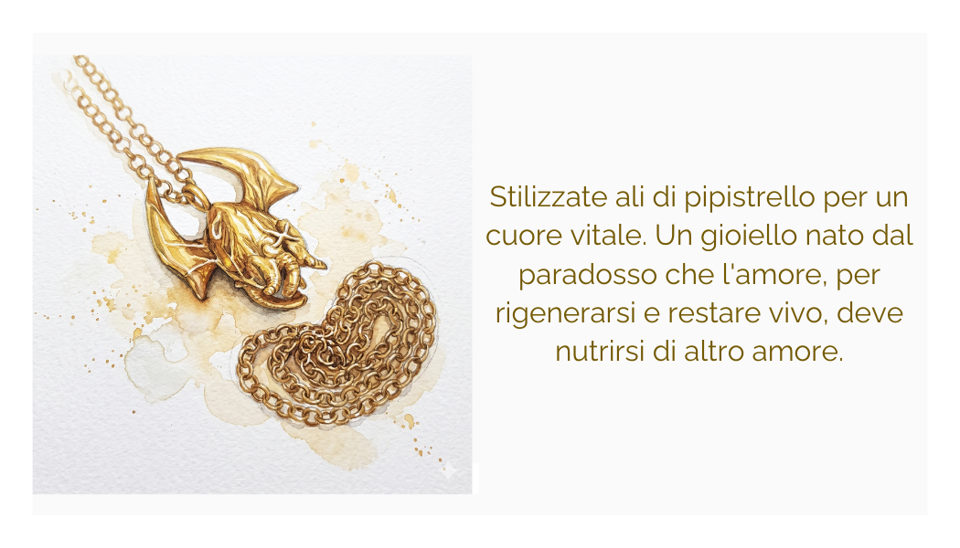 Ciondolo "cuoristrello" in ottone