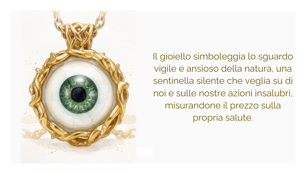Ciondolo "natura sentinella" in argento
