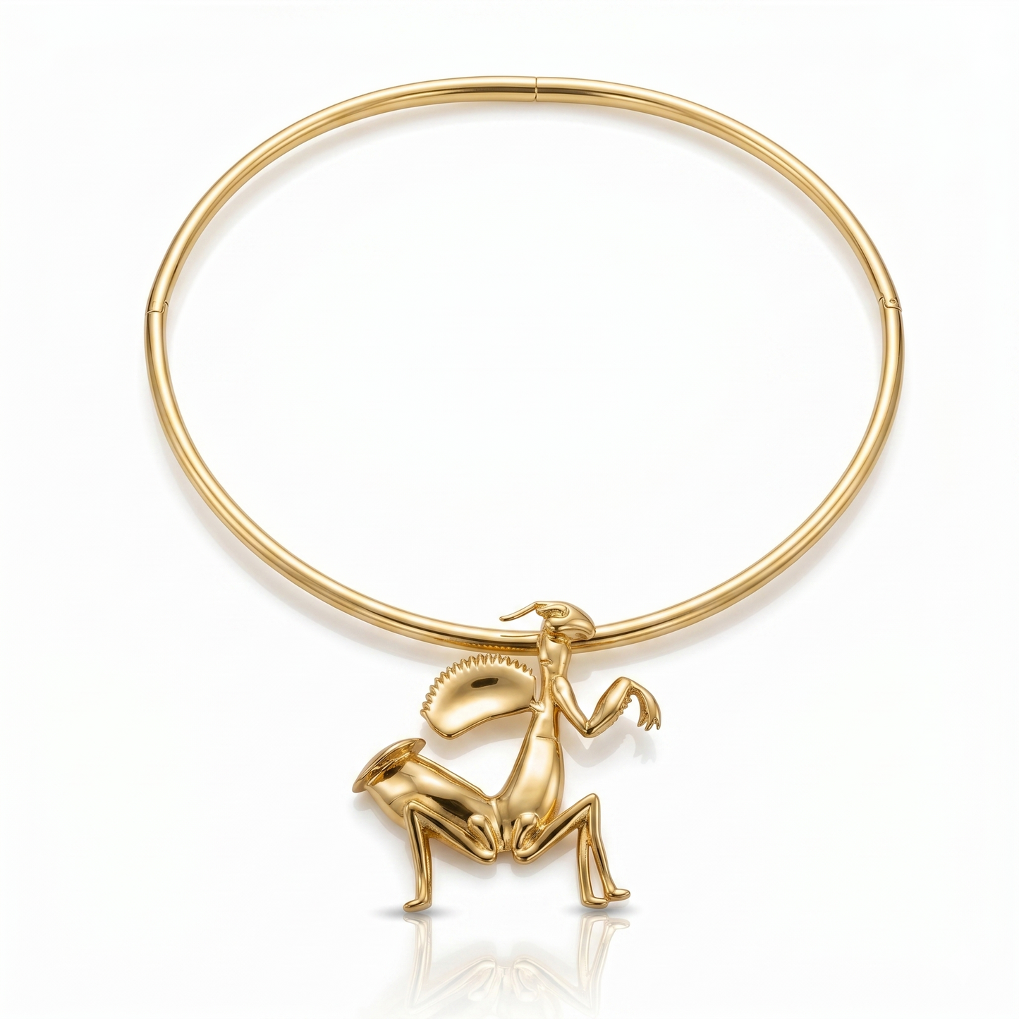 Collana "mantide carnivora" in argento