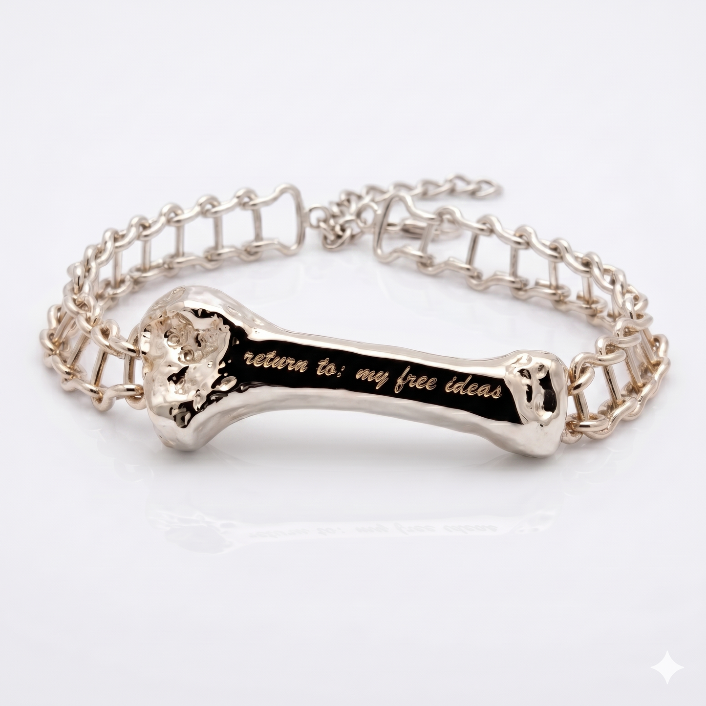 Collana "return to: my free ideas" in ottone