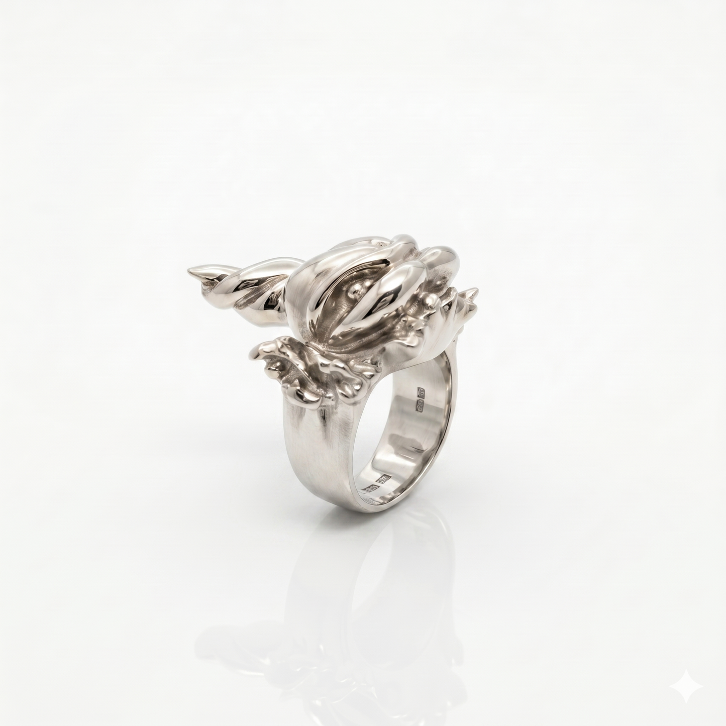 Anello "la maldicenza" in ottone