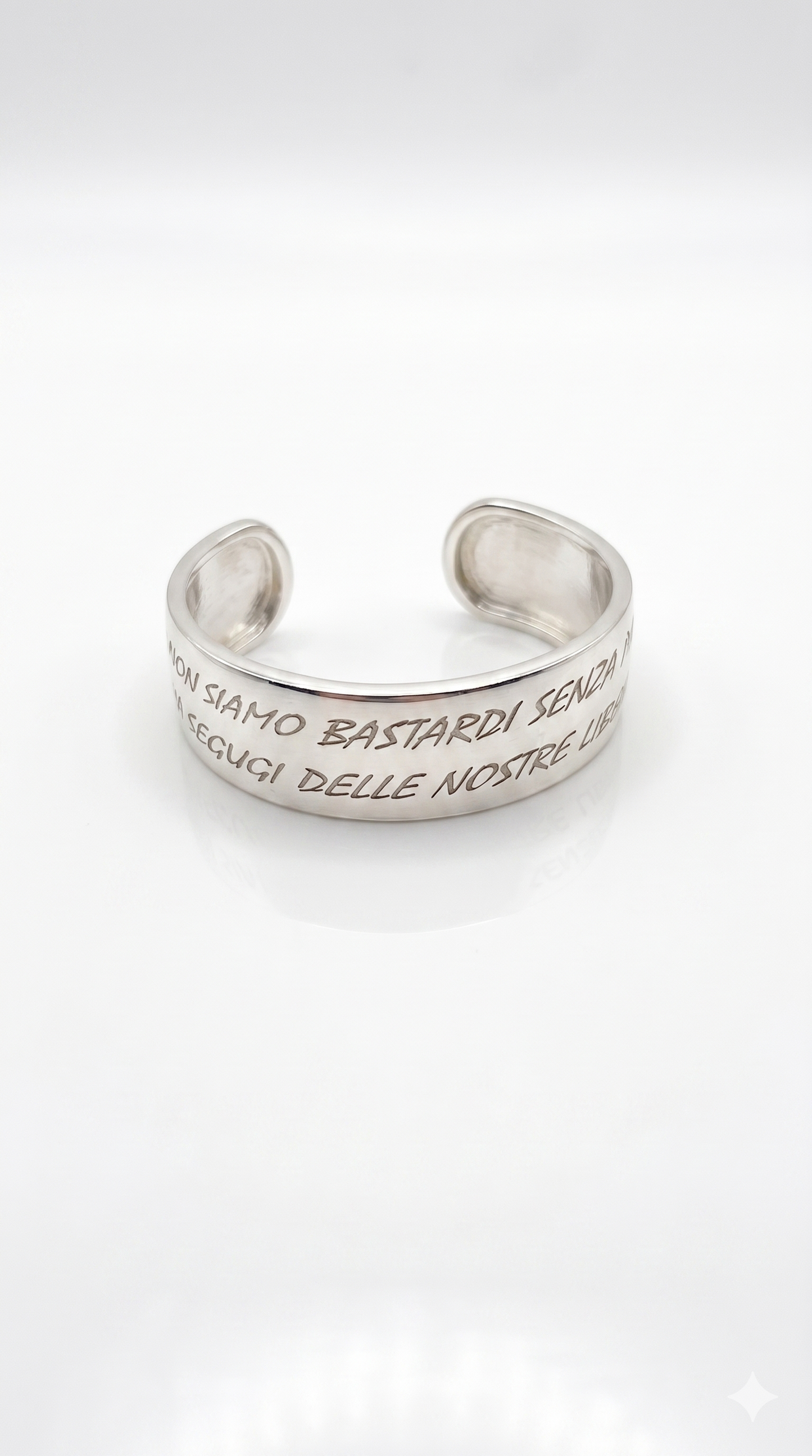 Bracciale "libere idee" in ottone