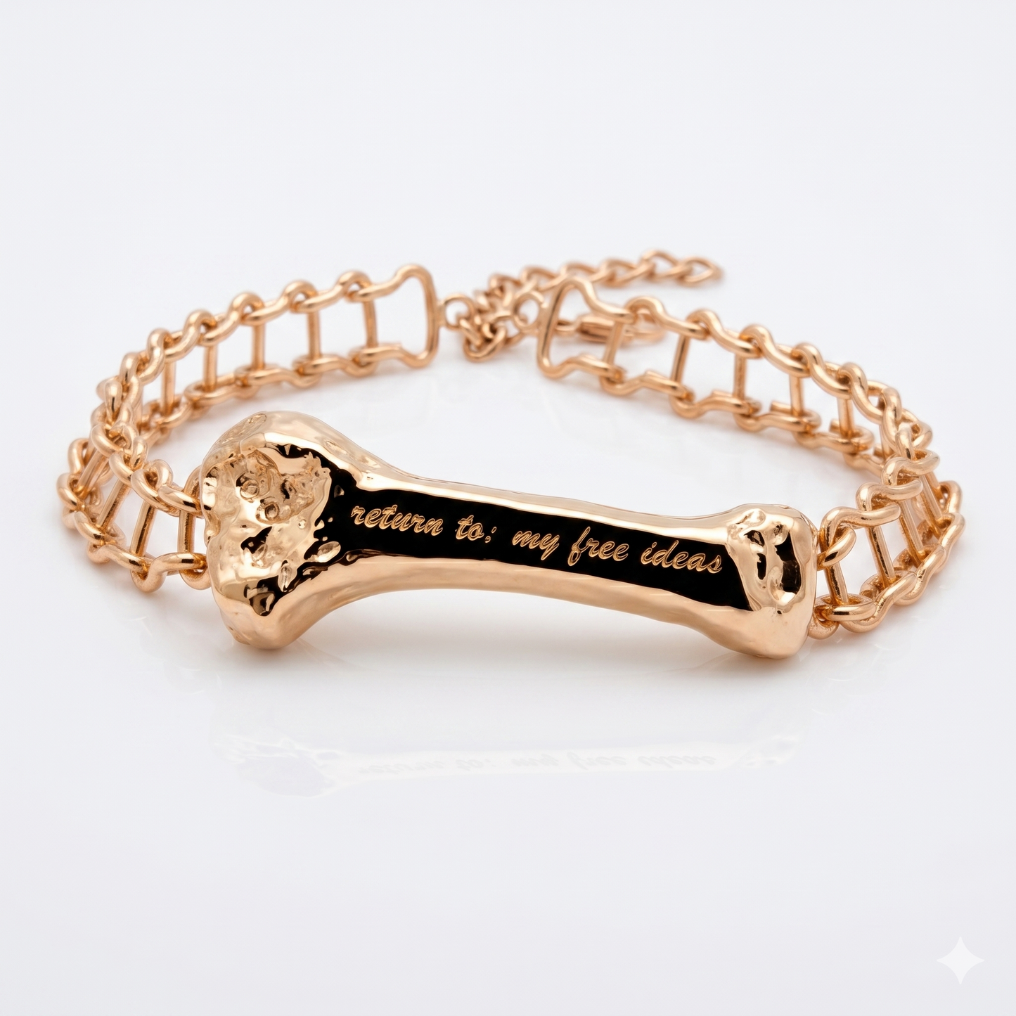 Collana "return to: my free ideas" in ottone