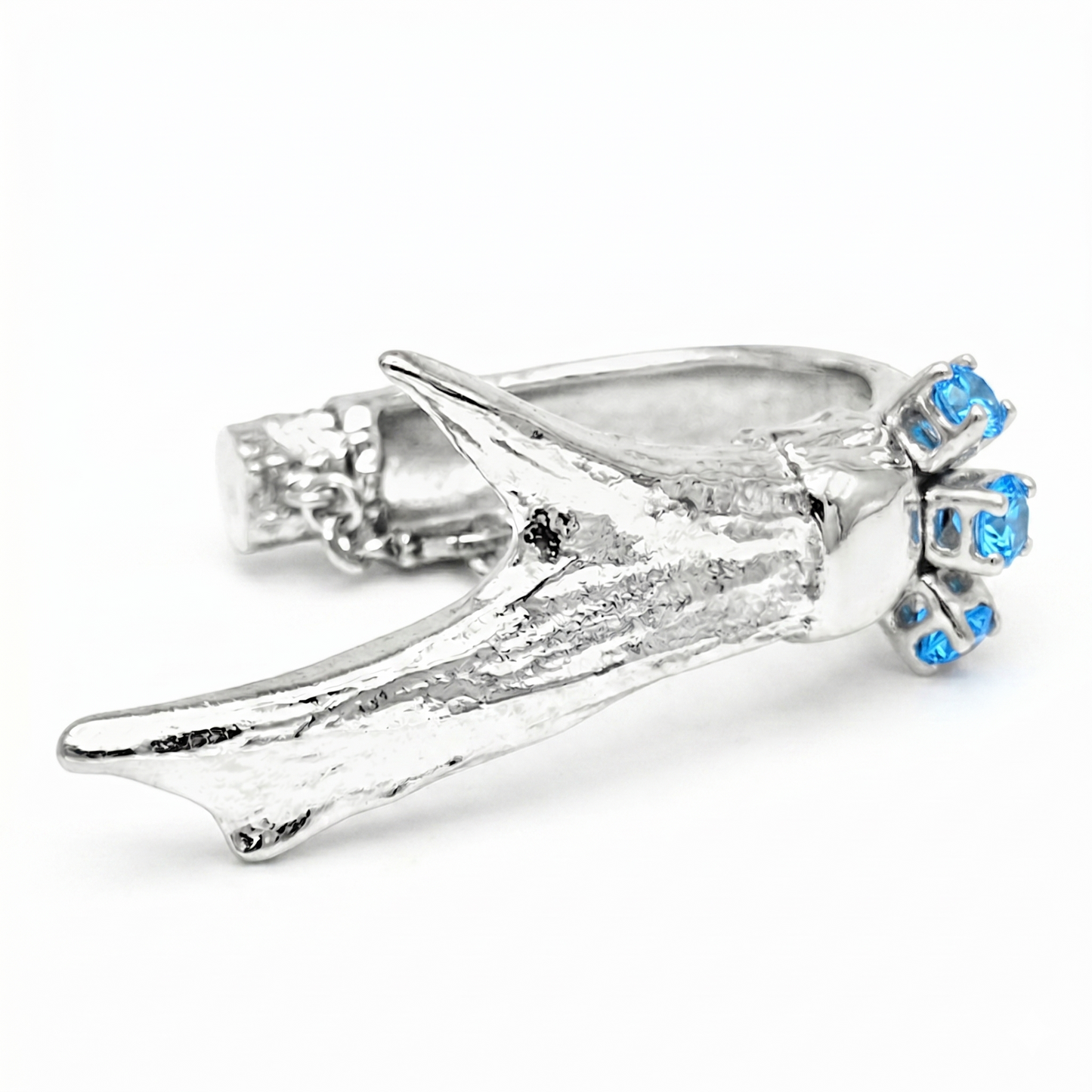 Bracciale "corno" in argento