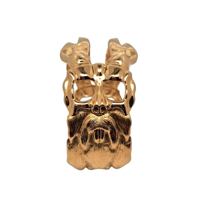 Bracciale "teschiolepre" in ottone