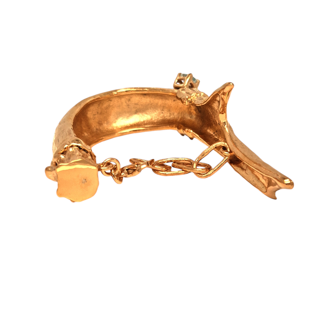 Bracciale "corno" in argento