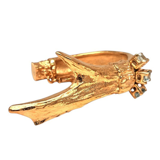Bracciale "corno" in ottone