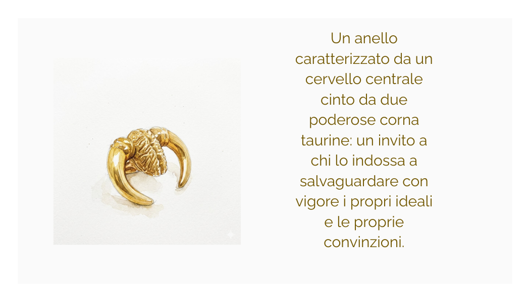Anello "difendi le tue idee" in ottone