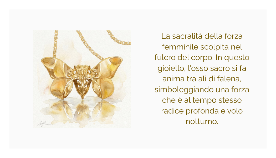 Collana "la sacralità della forza femminile" in argento