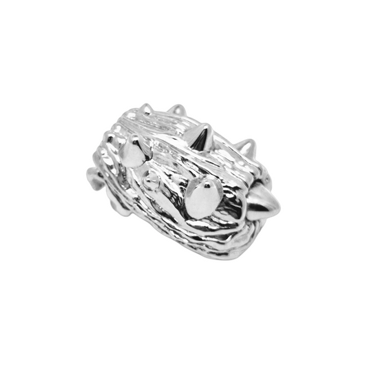 Anello "tronco" in argento